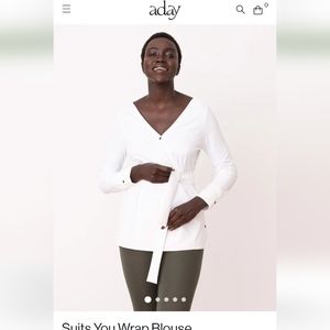 Aday white suits you blouse